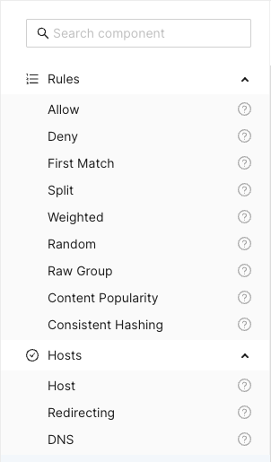 CDN Director Routing menu