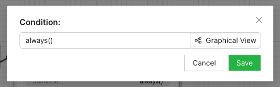 Condition Dialog